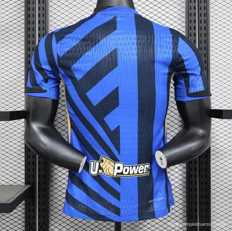 Player Version 24/25 Intern Milan Home Jersey With Scudetto Patch