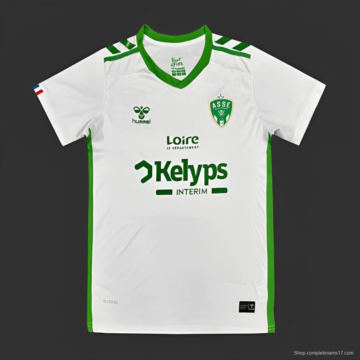 24/25 Saint-Etienne Away White Jersey