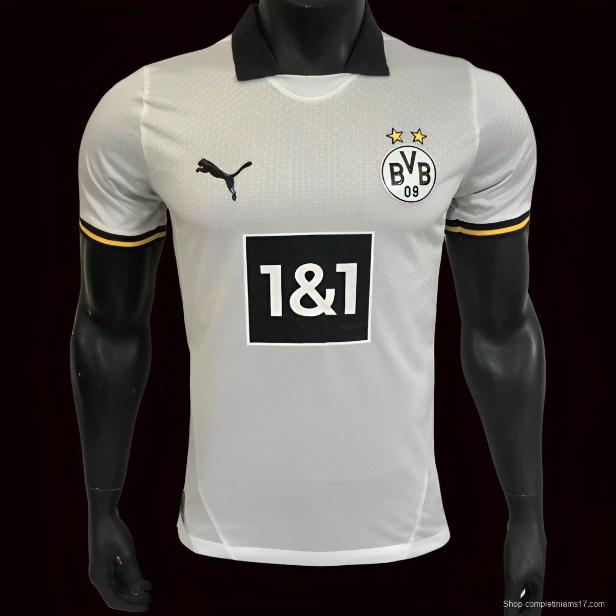 Player Version Borussia Dortmund Third White Jersey
