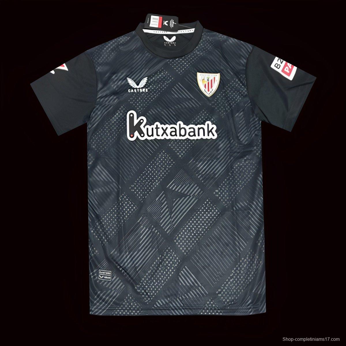 24/25 Athletic Bilbao Black Goalkeeper Jersey