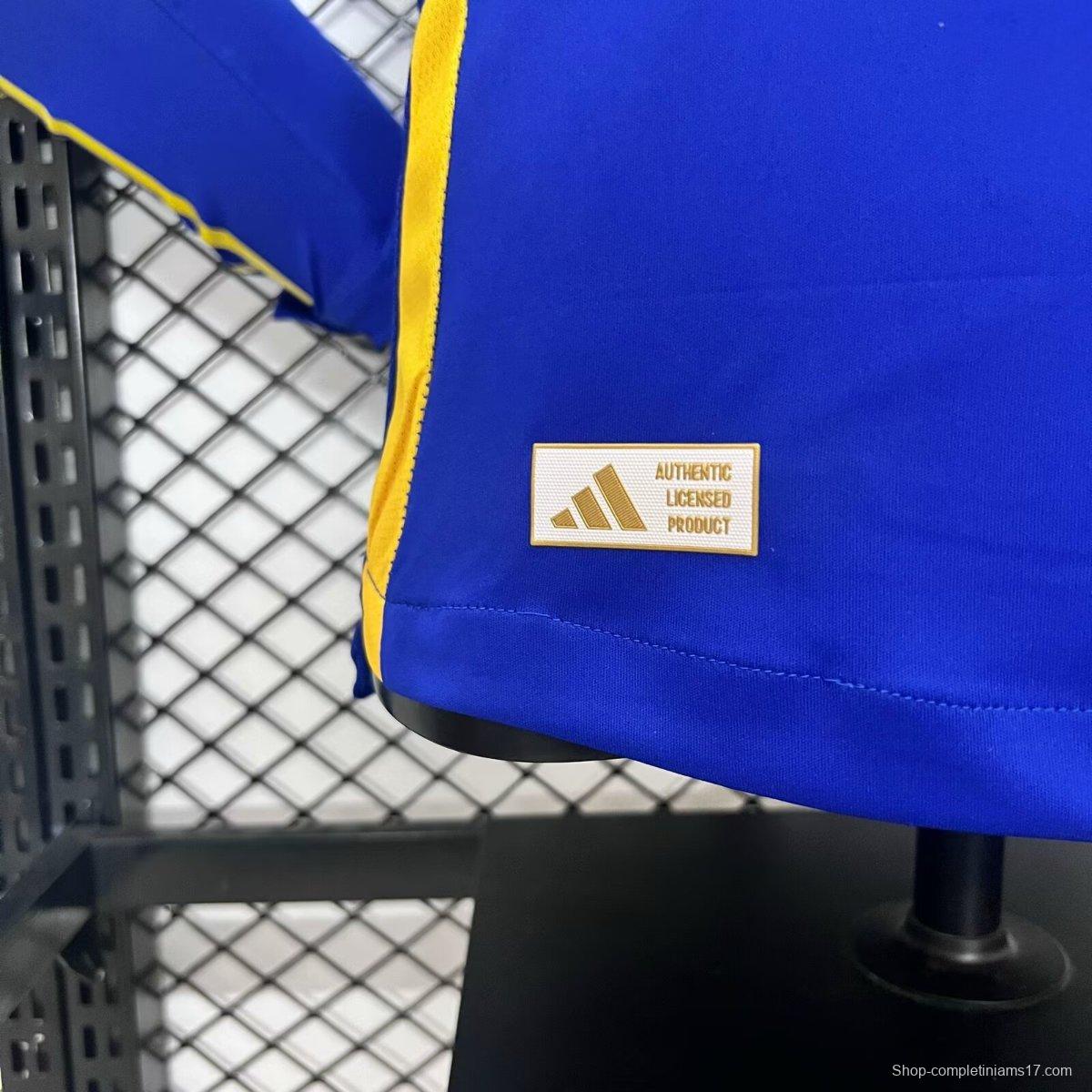 Player Version 24/25 Boca Juniors Home Long Sleeve Jersey