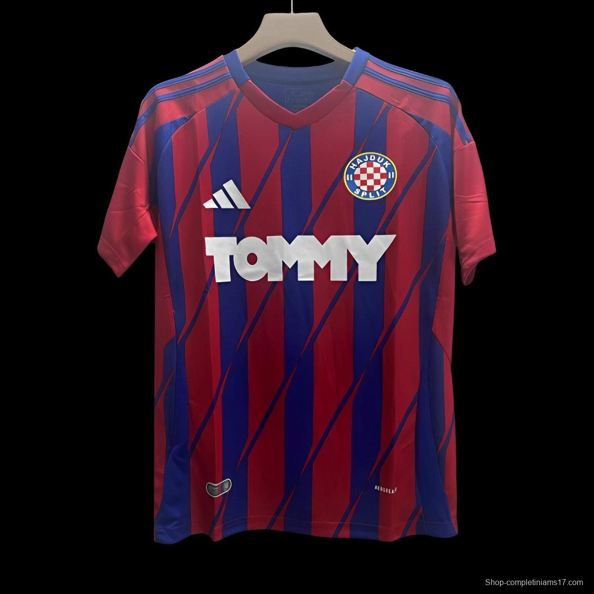 24/25 Hajduk Split Home Jersey