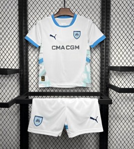 24/25 Kids Olympique Marseille Home Jersey