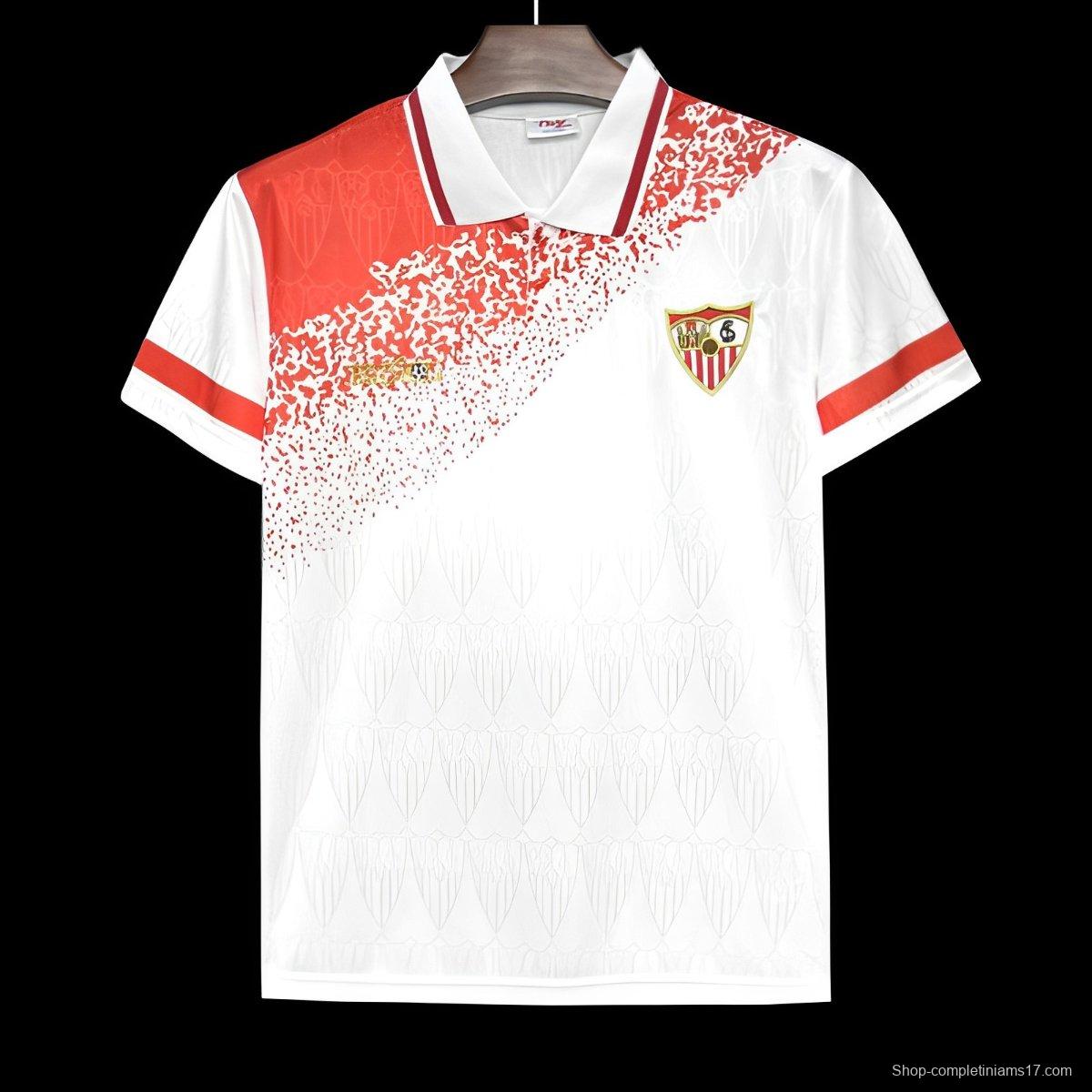 Retro 93/94 Sevilla FC Home Jersey