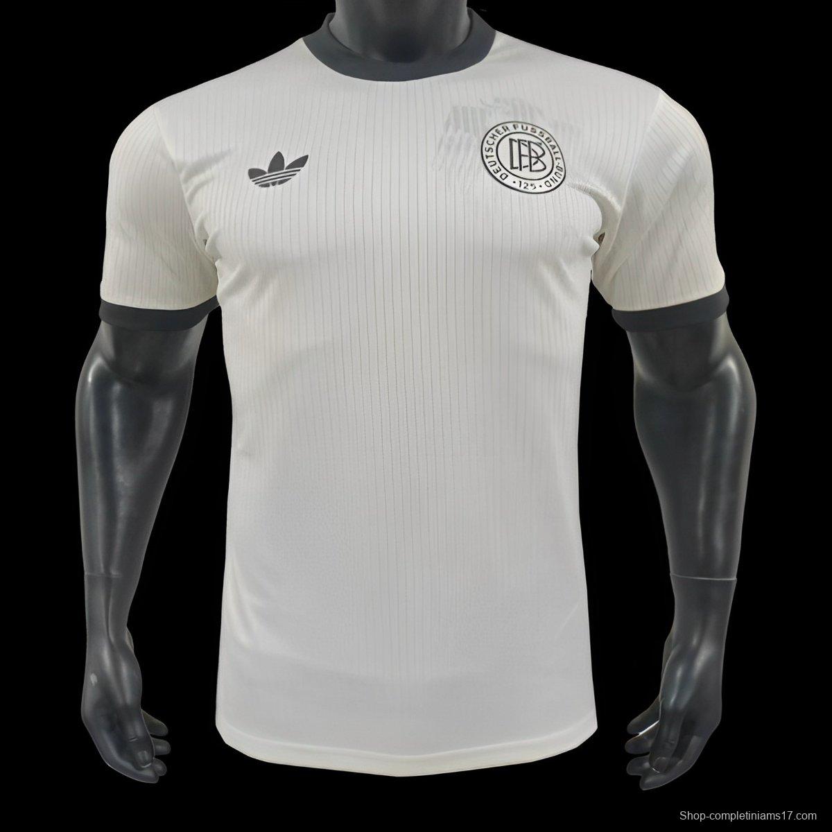 Player Version 2024 Germany Home 125Th Anniversary White Jersey