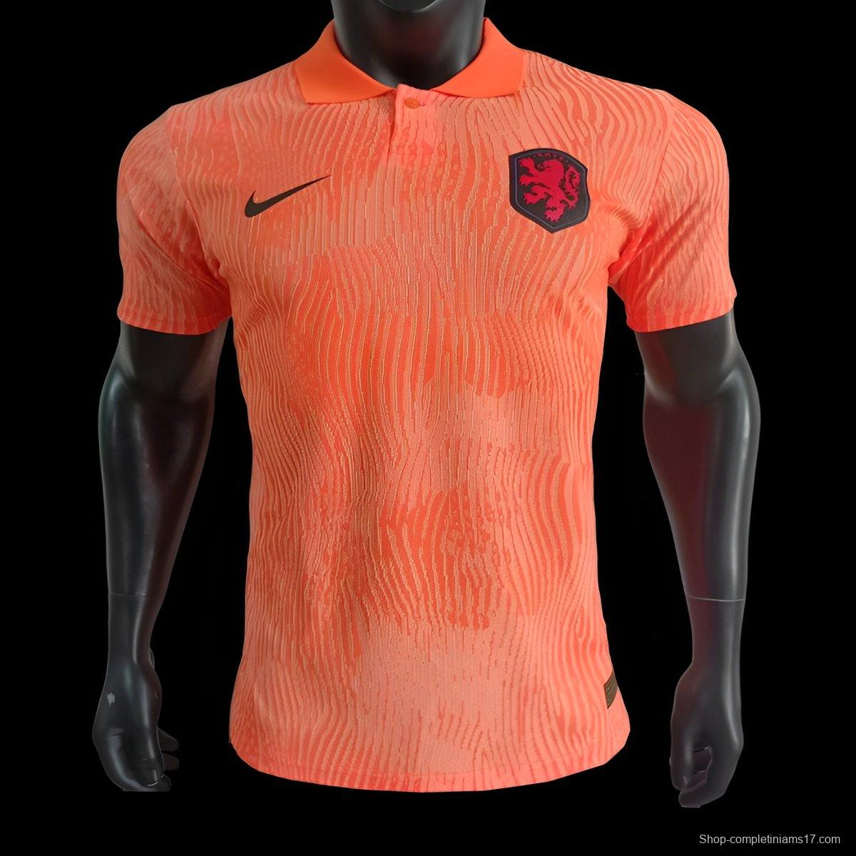 Player Version 2024 Netherlands Orange POLO Jersey