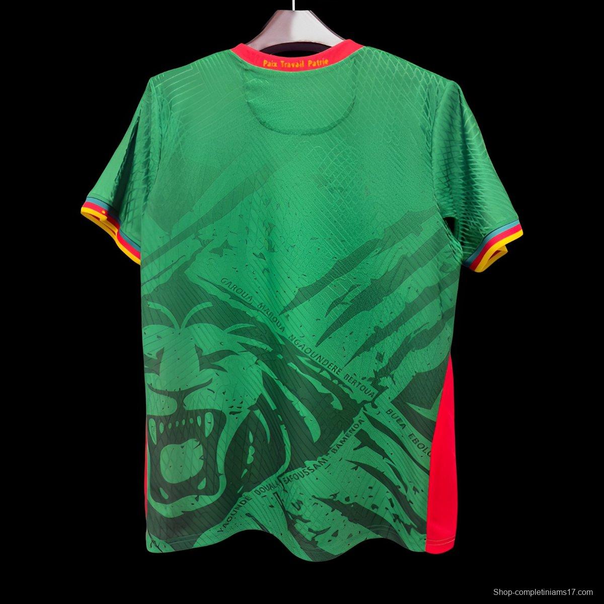 Player Version 2025 Cameroon Home Jersey