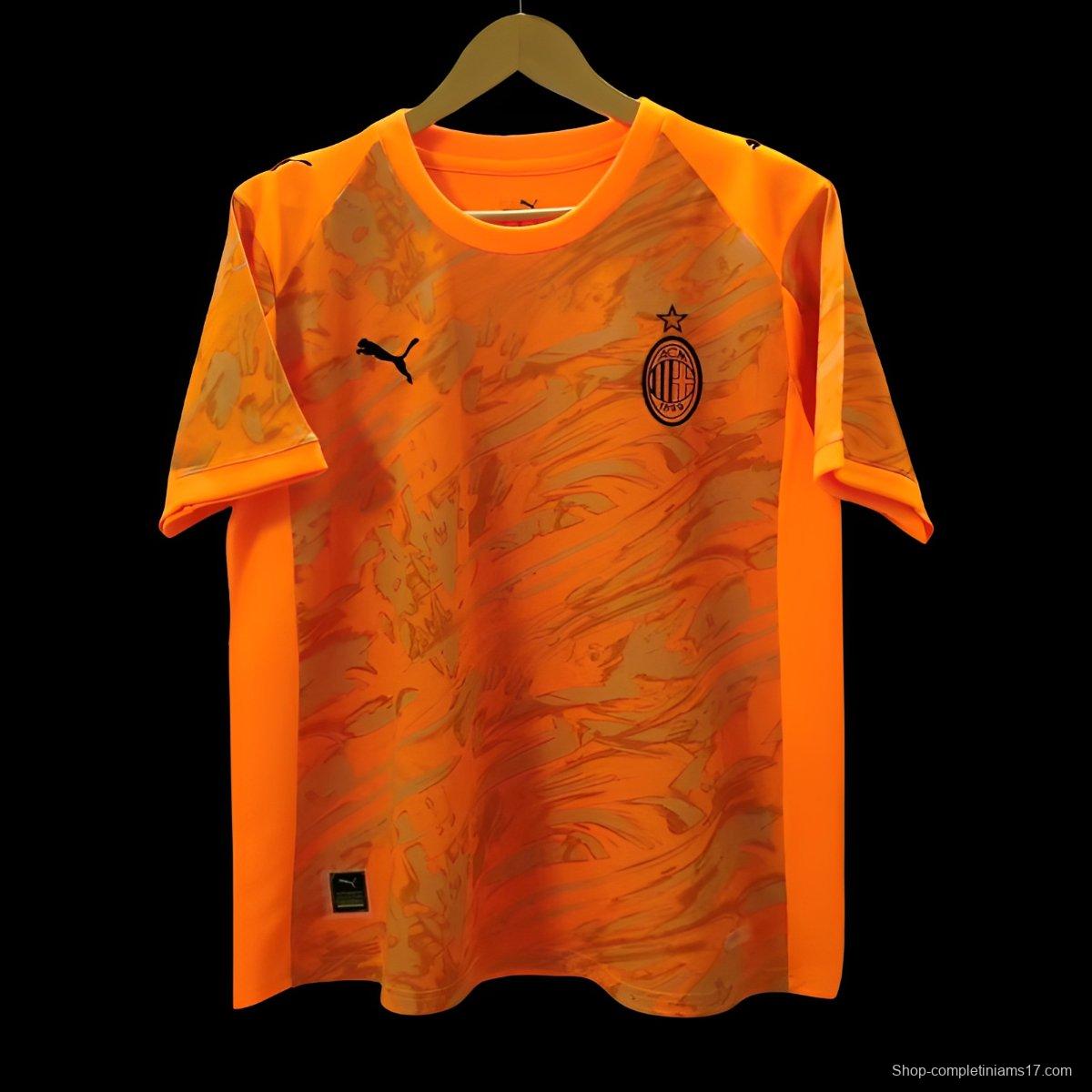 25/26 AC Milan Goalkeeper Third Orange Jersey