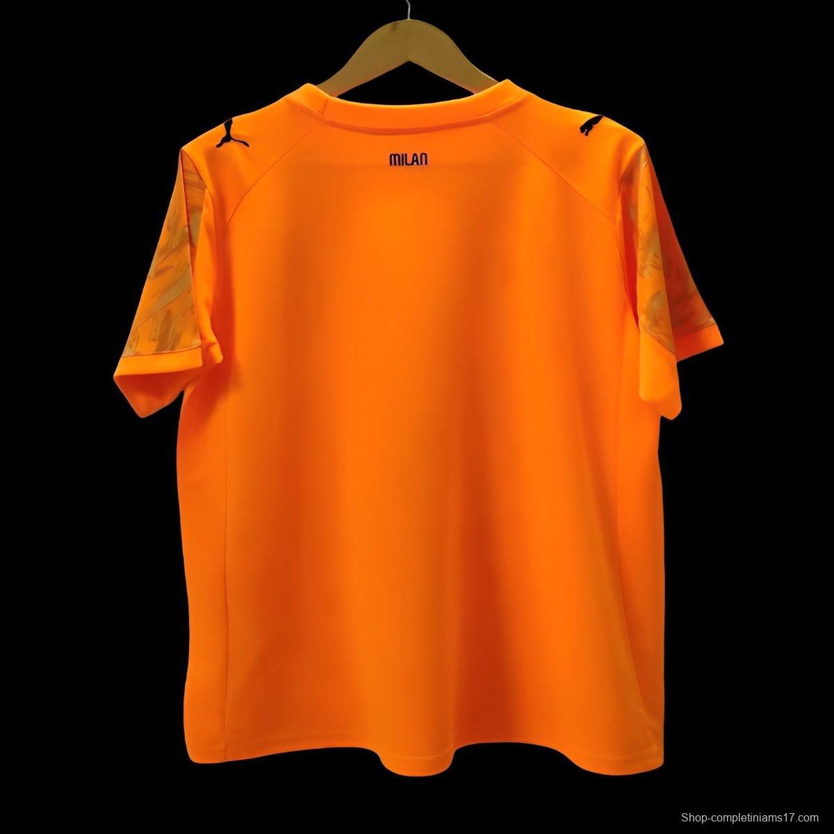 25/26 AC Milan Goalkeeper Third Orange Jersey