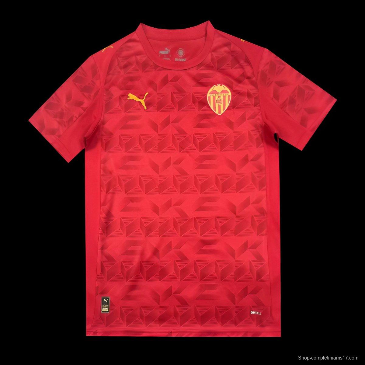 25/26 Valencia Away Red Jersey