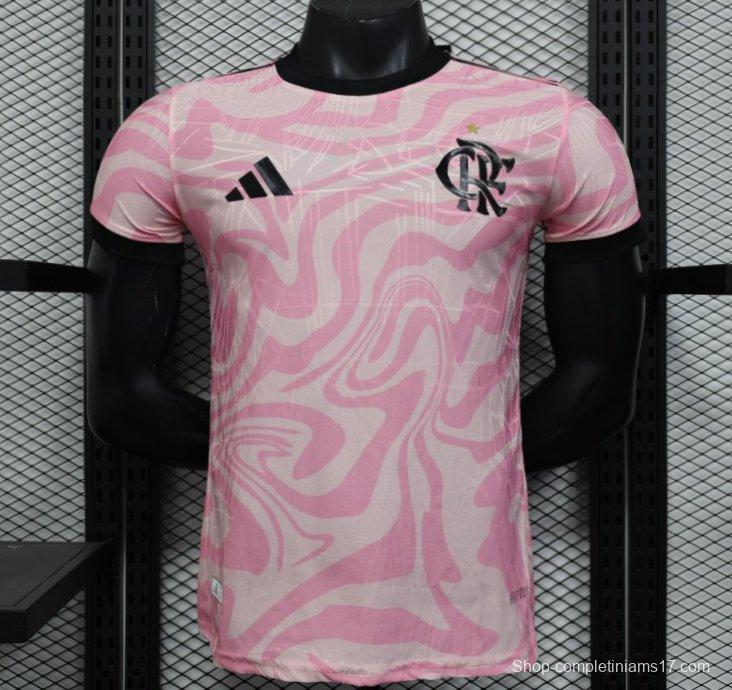 Player Version 25/26 Flamengo Pink with Marble Pattern Jersey