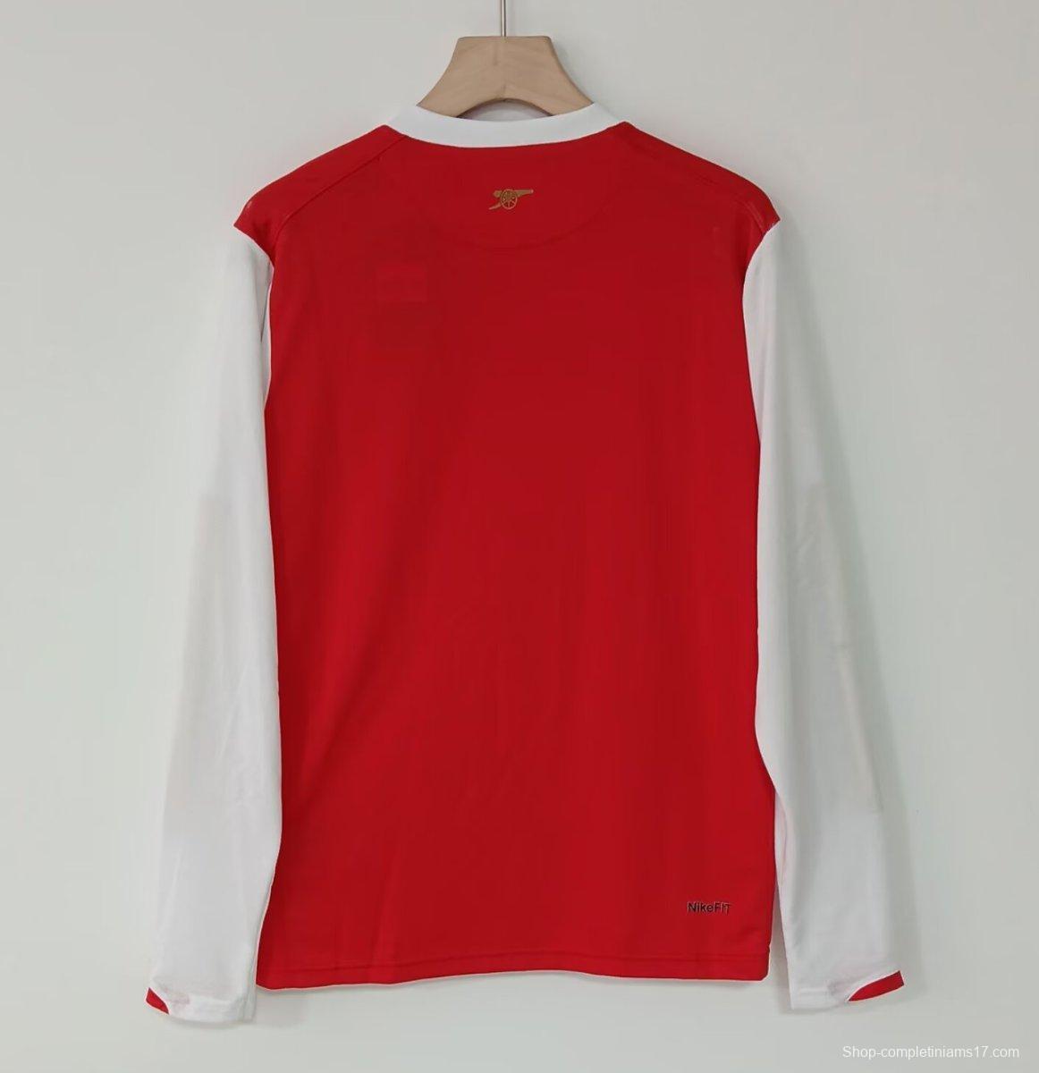 Retro 07/08 Arsenal Home Long Sleeve Jersey