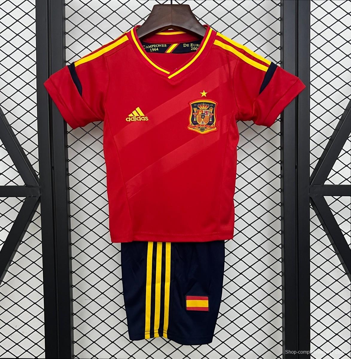 2012 Kids Spain Home Size 16-28 Jersey