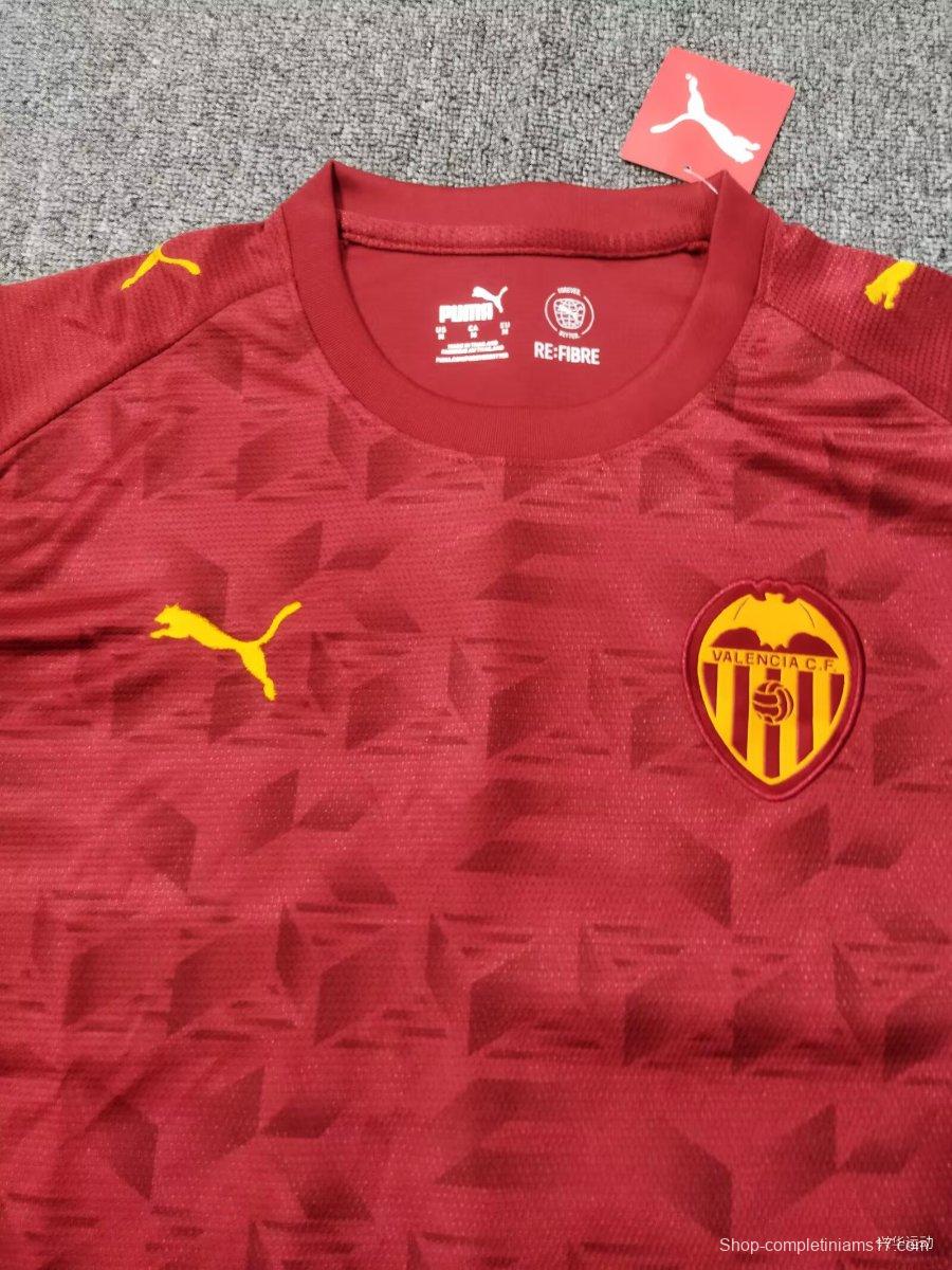 25/26 Valencia Away Red Jersey