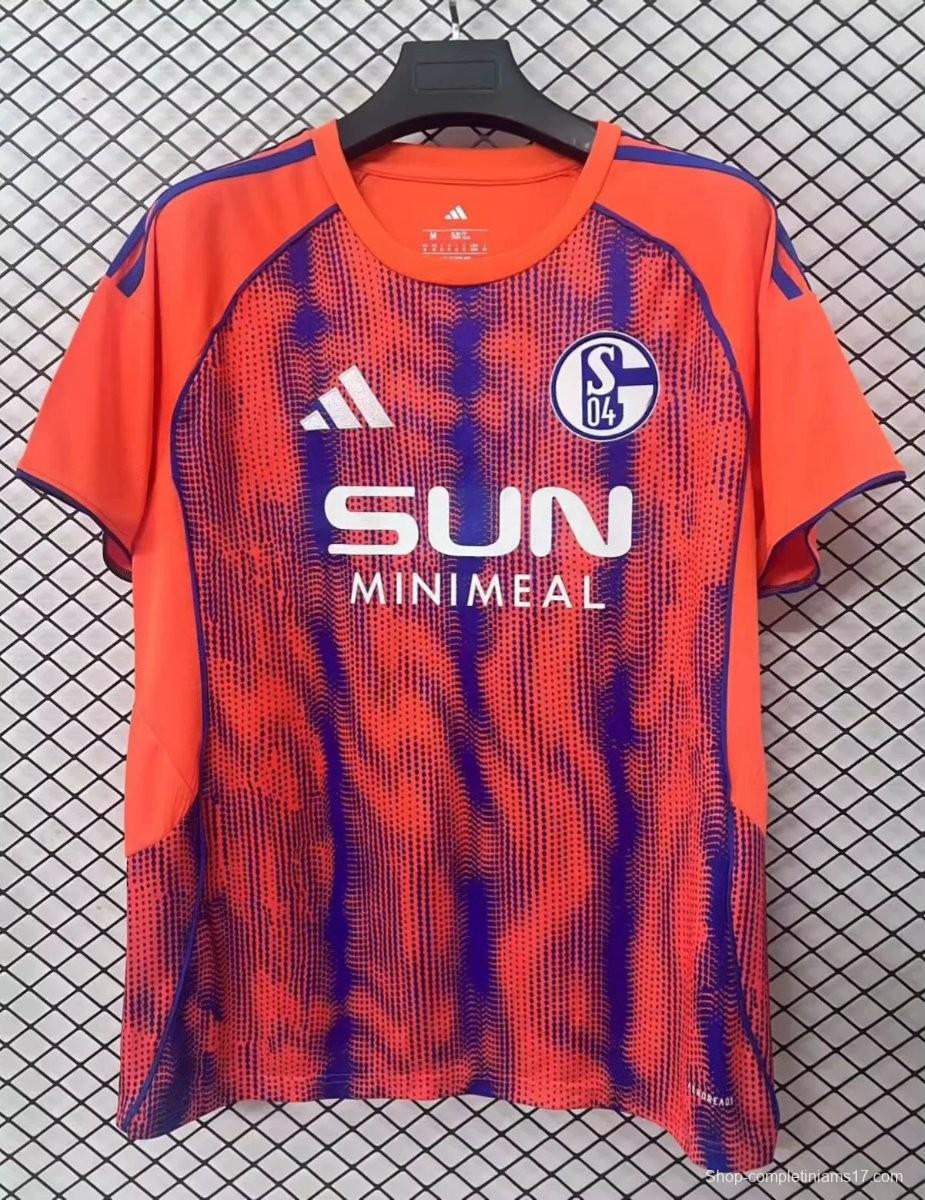 25/26 Schalke 04 Third Orange Jersey