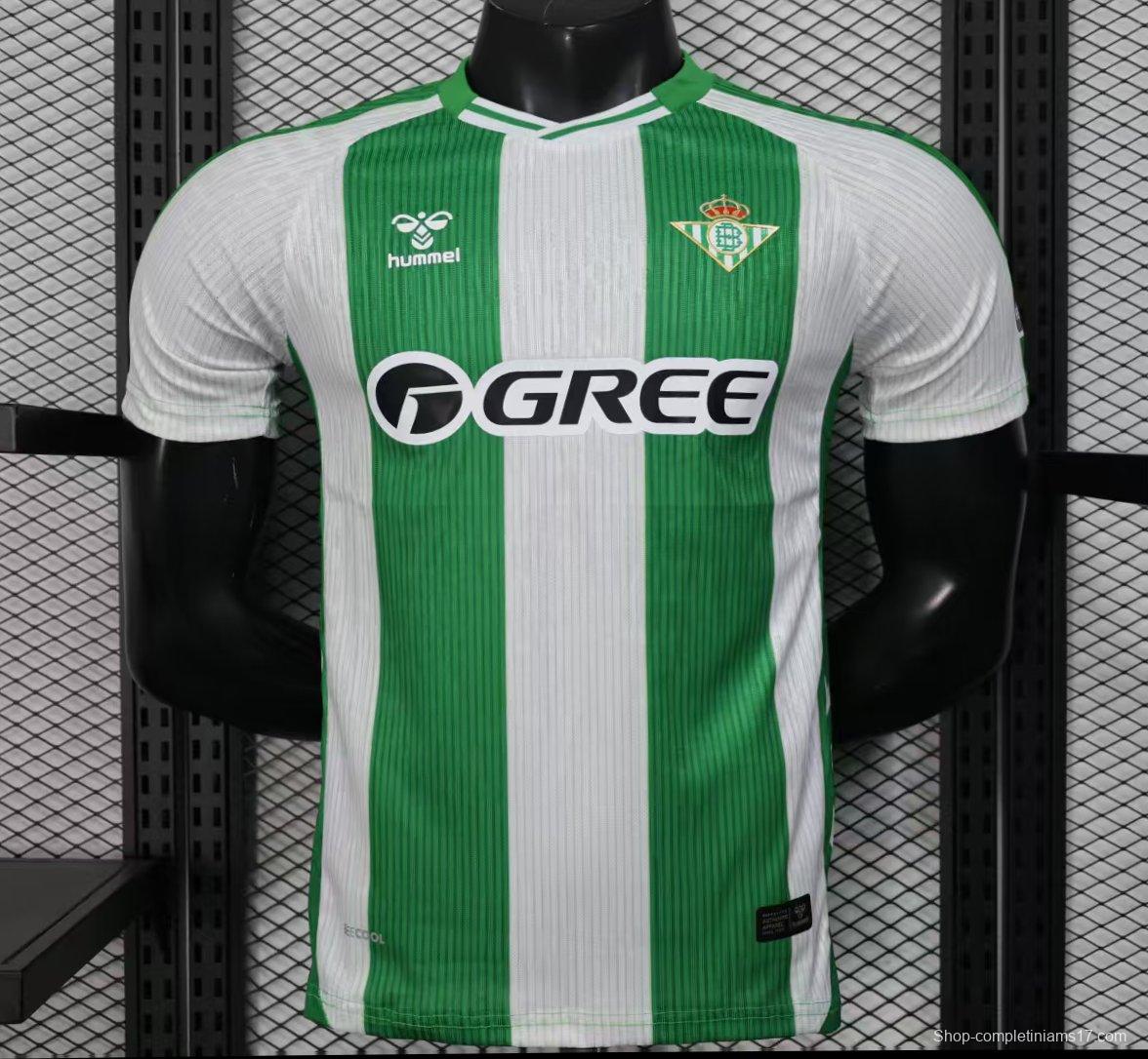 Player Version 25/26 Real Betis Home Jersey
