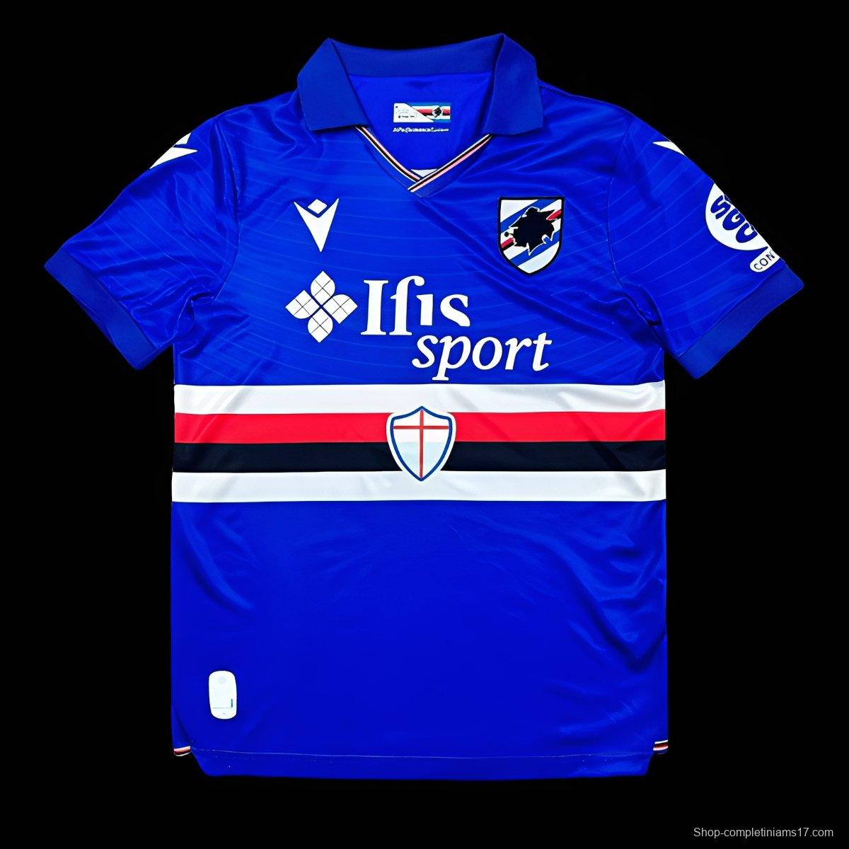 25/26 Sampdoria Home Jersey
