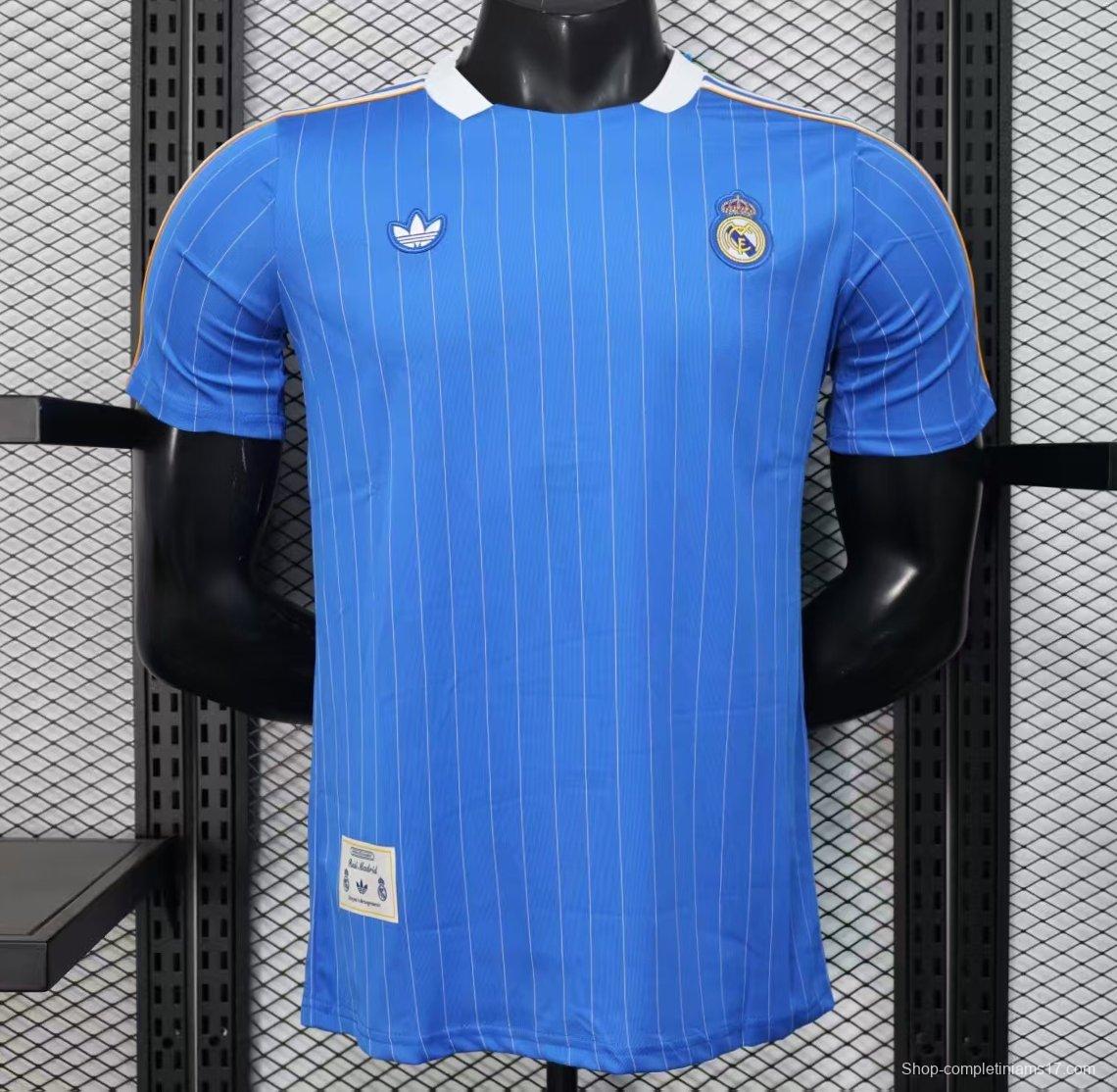 Player Version 25/26 Real Madrid Blue Casual Jersey