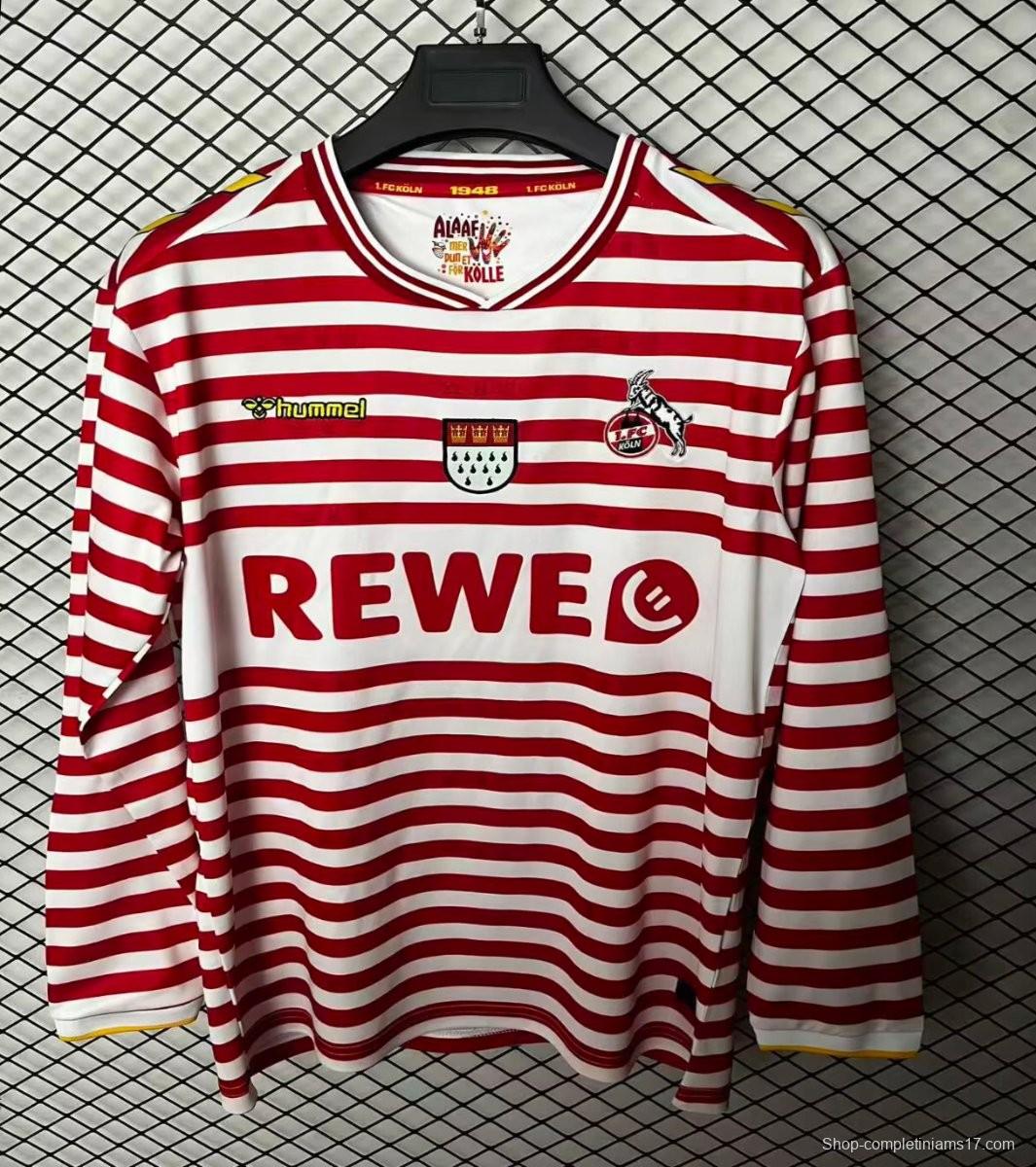 25/26 Koln Carnival White/Red Special Long Sleeve Jersey