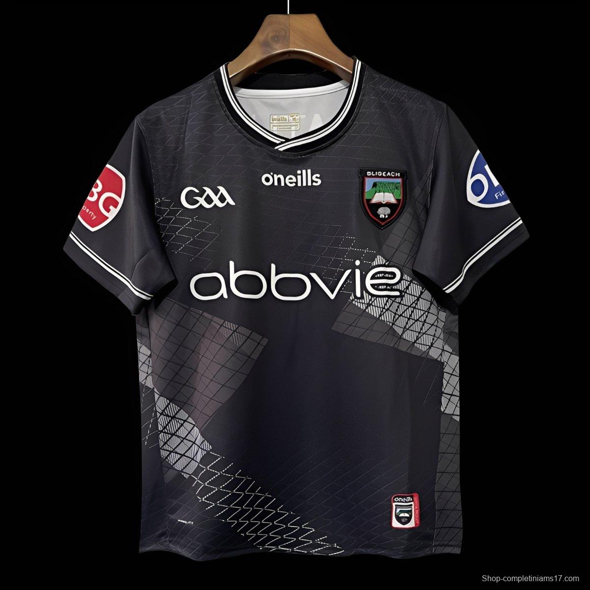25/26 Sligo GAA Black with Geometric Pattern Jersey