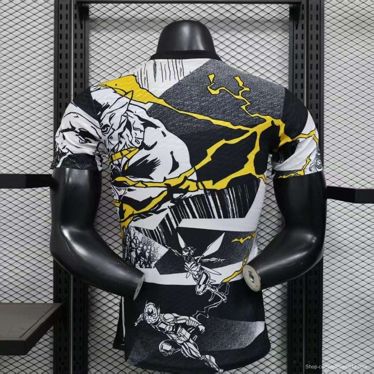 Player Version 25/26 Real Madrid Avengers White Pre-Match Jersey