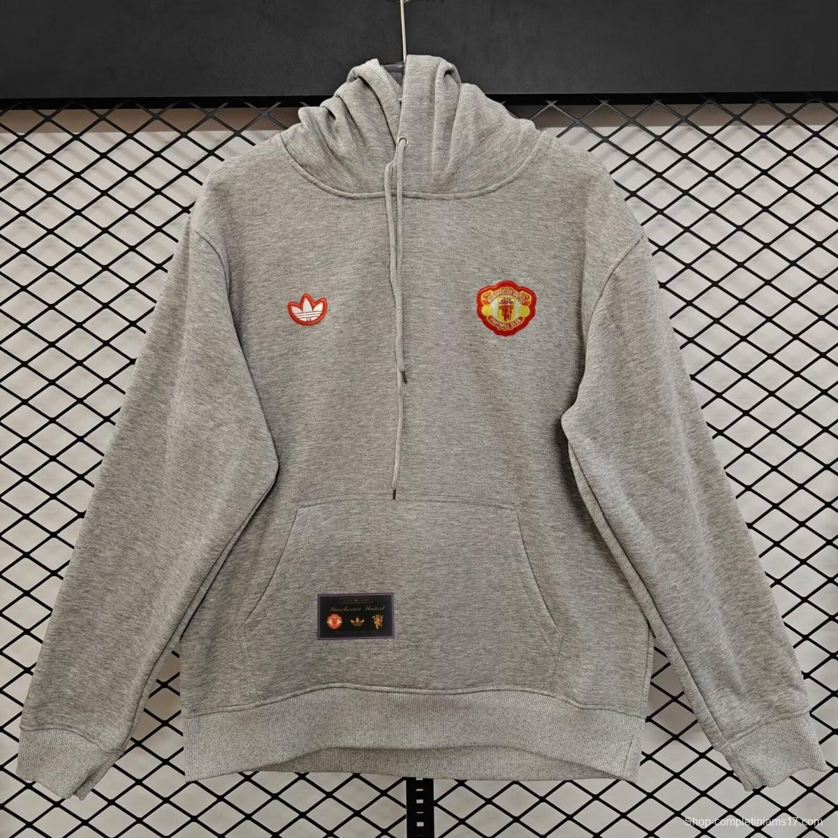 25/26 Manchester United Navy Hoodie Jacket-9 Colors