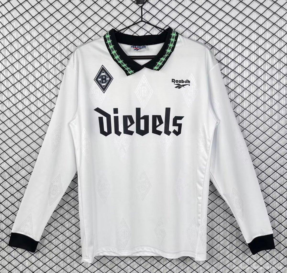 Retro 95/96 Borussia Mönchengladbach Home Long Sleeve Jersey