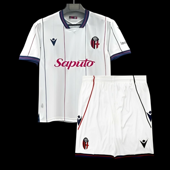 25/26 Kids Bologna Away White Jersey