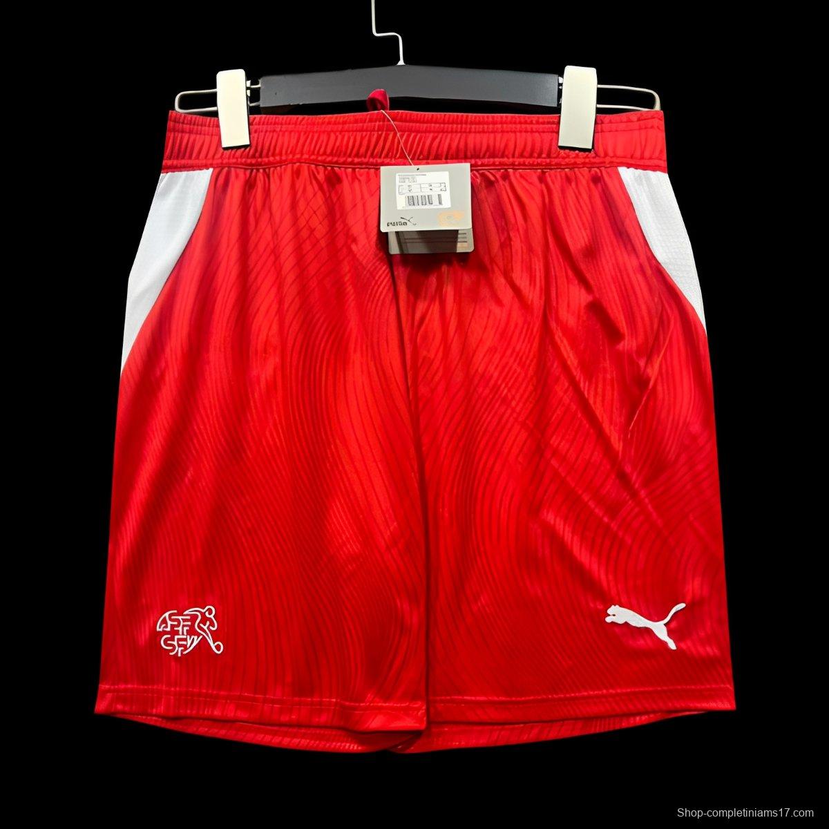 2026 Switzerland Home Shorts