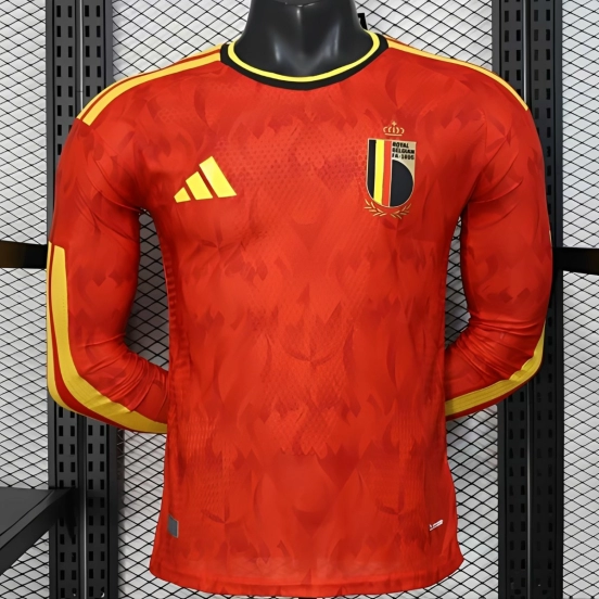 Player Version 2026 DR Congo Away Red Yellow Flame Jersey