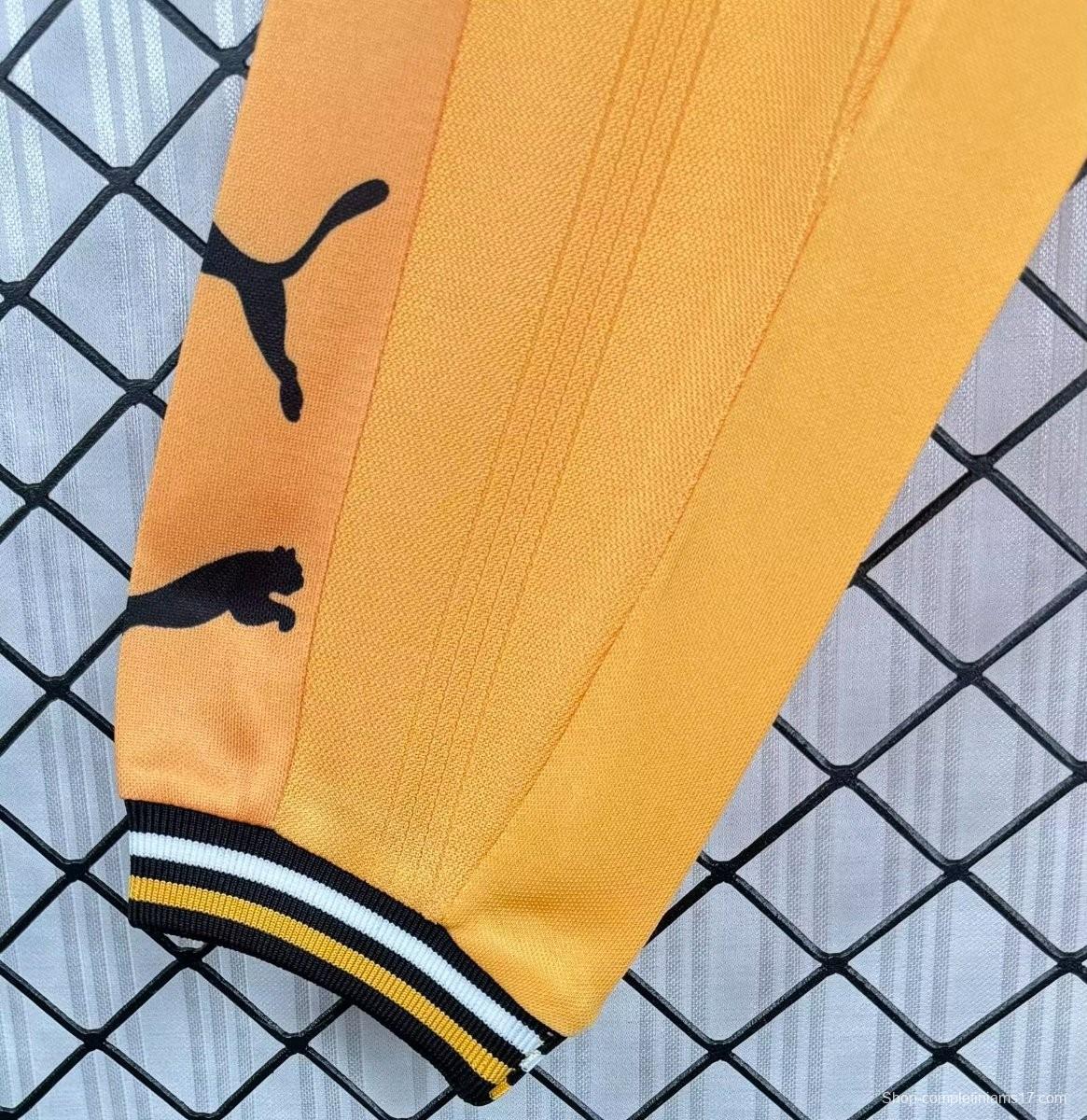 Retro 98/99 Wolverhampton Wanderers Home Long Sleeve Jersey