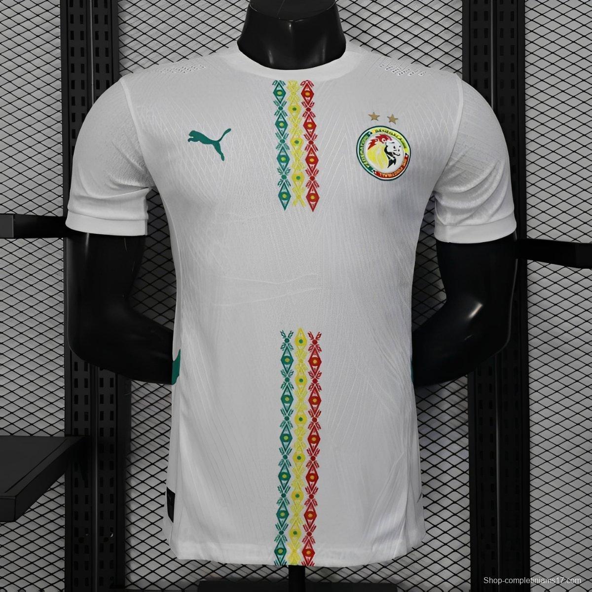 2026 Player Version Senegal Home White Double Stars Edition Jersey