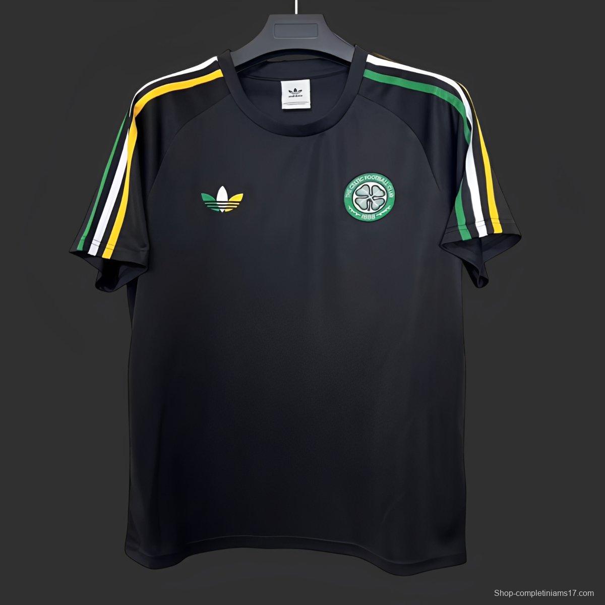 26/26 Adidas Celtic Origins Black T-Shirt