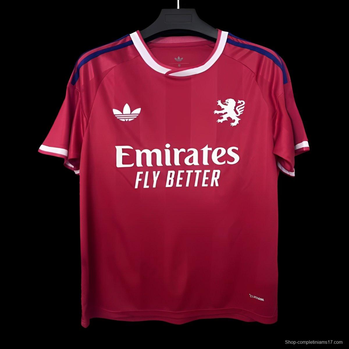26/27 Olympique Lyonnais  Away Lyon Red Jersey