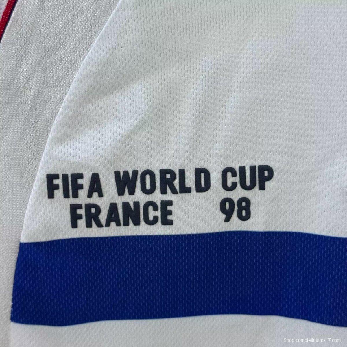 1998 Retro France Away Long Sleeve Jersey