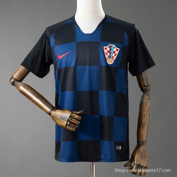 2018 Croatia Away Retro Jersey
