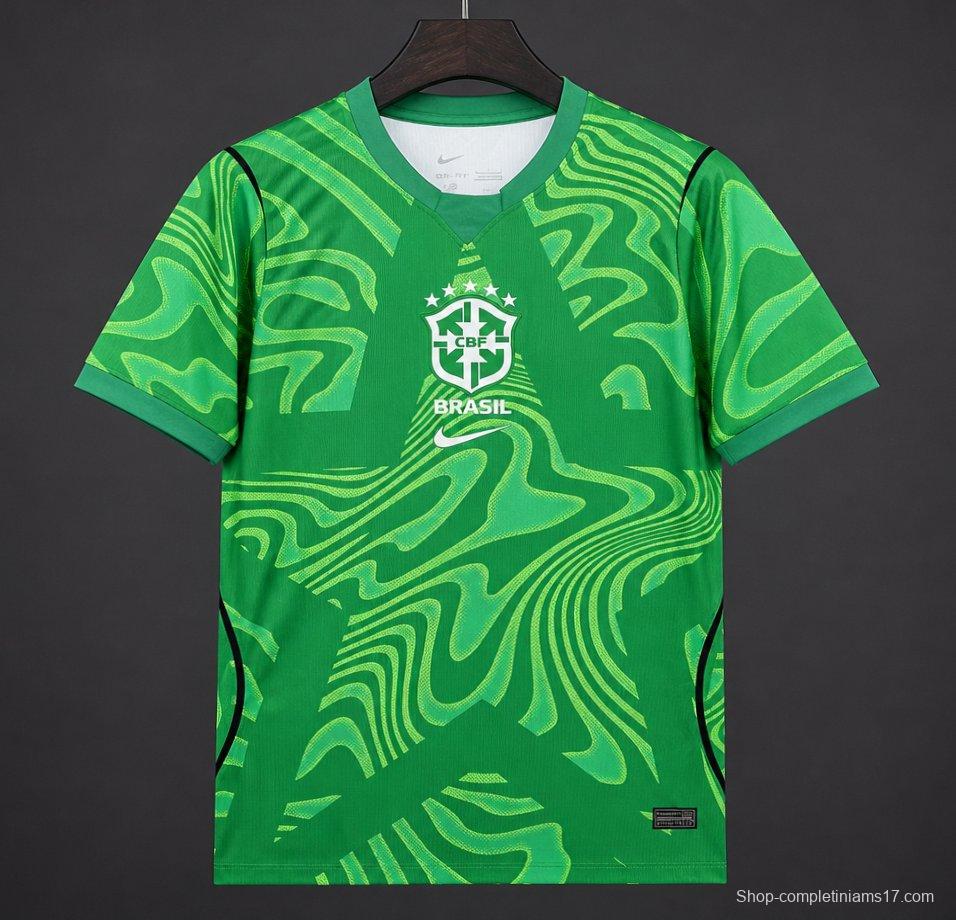 2026 Brazil Green Goalkeeper Jersey