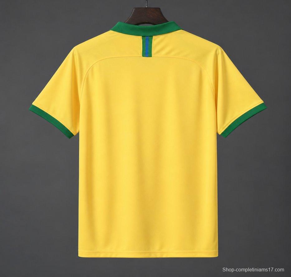 Retro 2020 Brazil Home Jersey