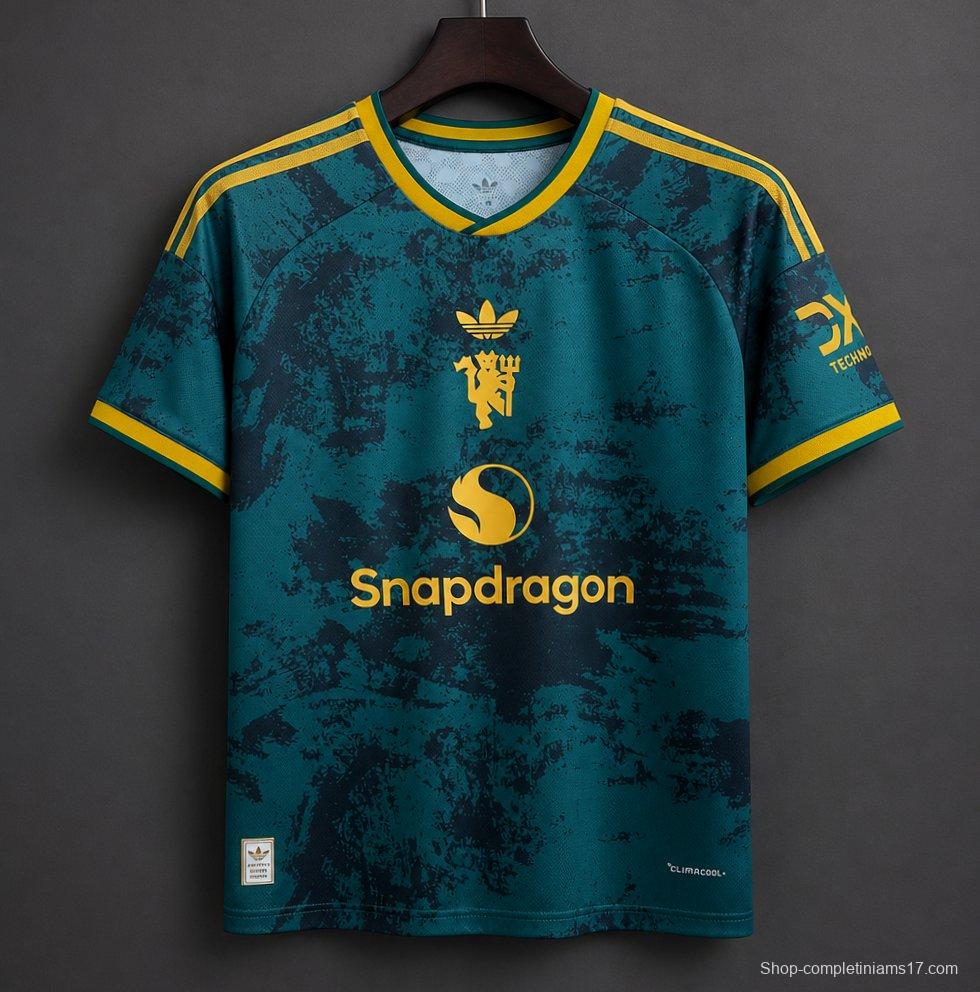 26/27 Adidas Manchester United Special Edition Green Gold Jersey