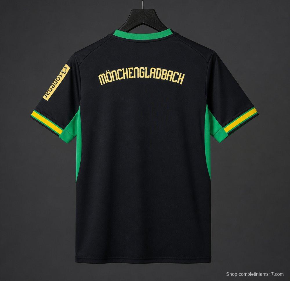 26/27 Borussia Mönchengladbach Black & Green Away Jersey