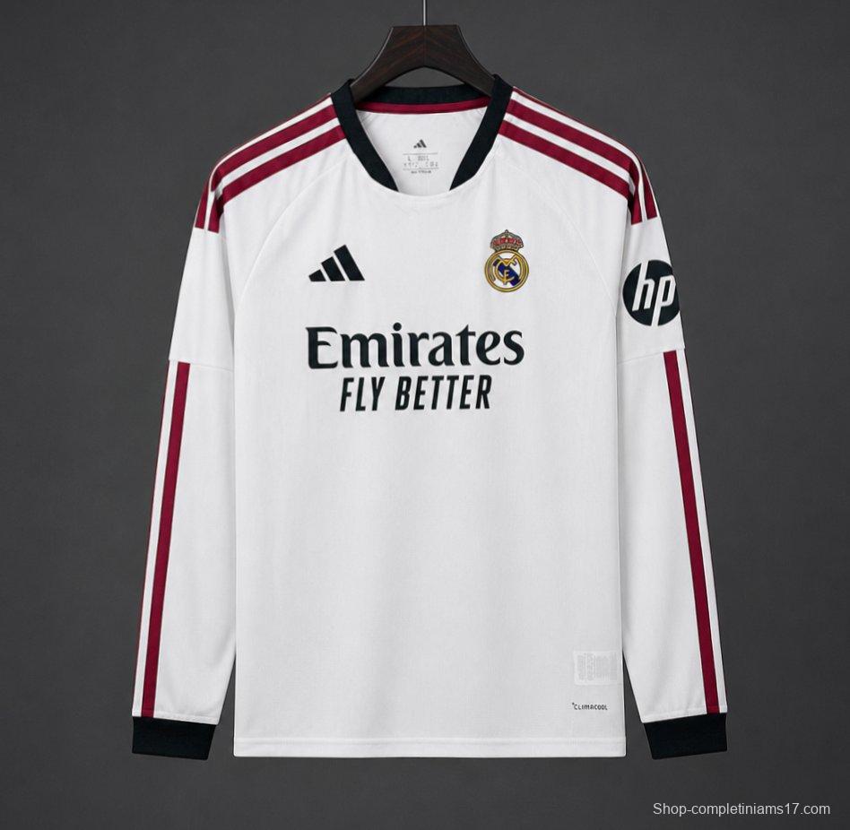 26/27 Real Madrid Home Long Sleeve Jersey