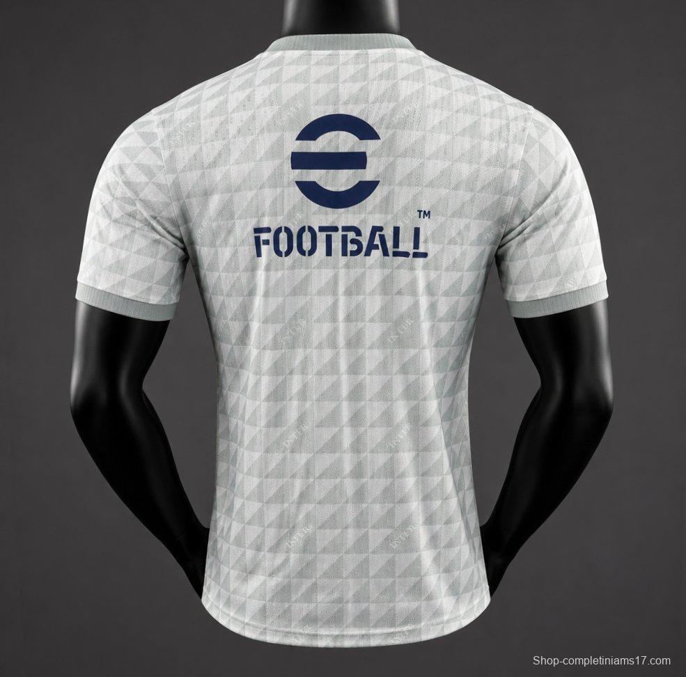 Player Version 26/27 Inter Milan Gray White Pre-Match Jersey
