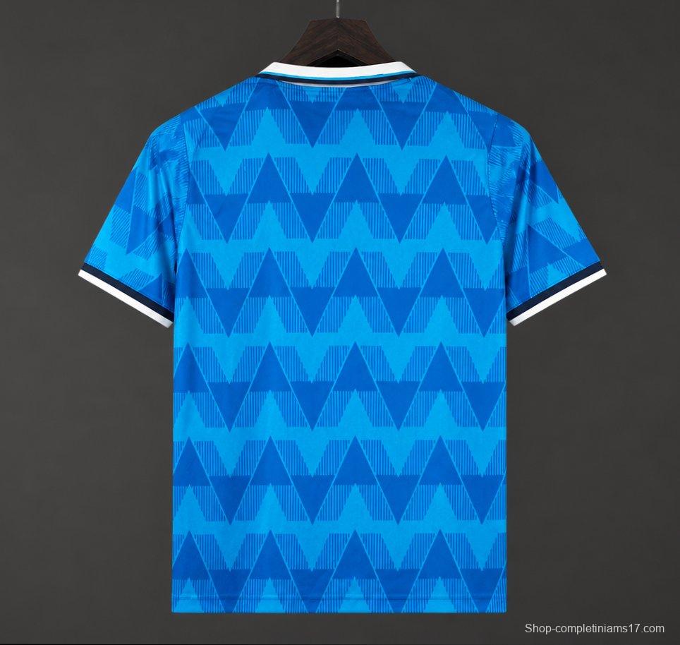 Retro 89/90 Lazio Home Blue Jersey
