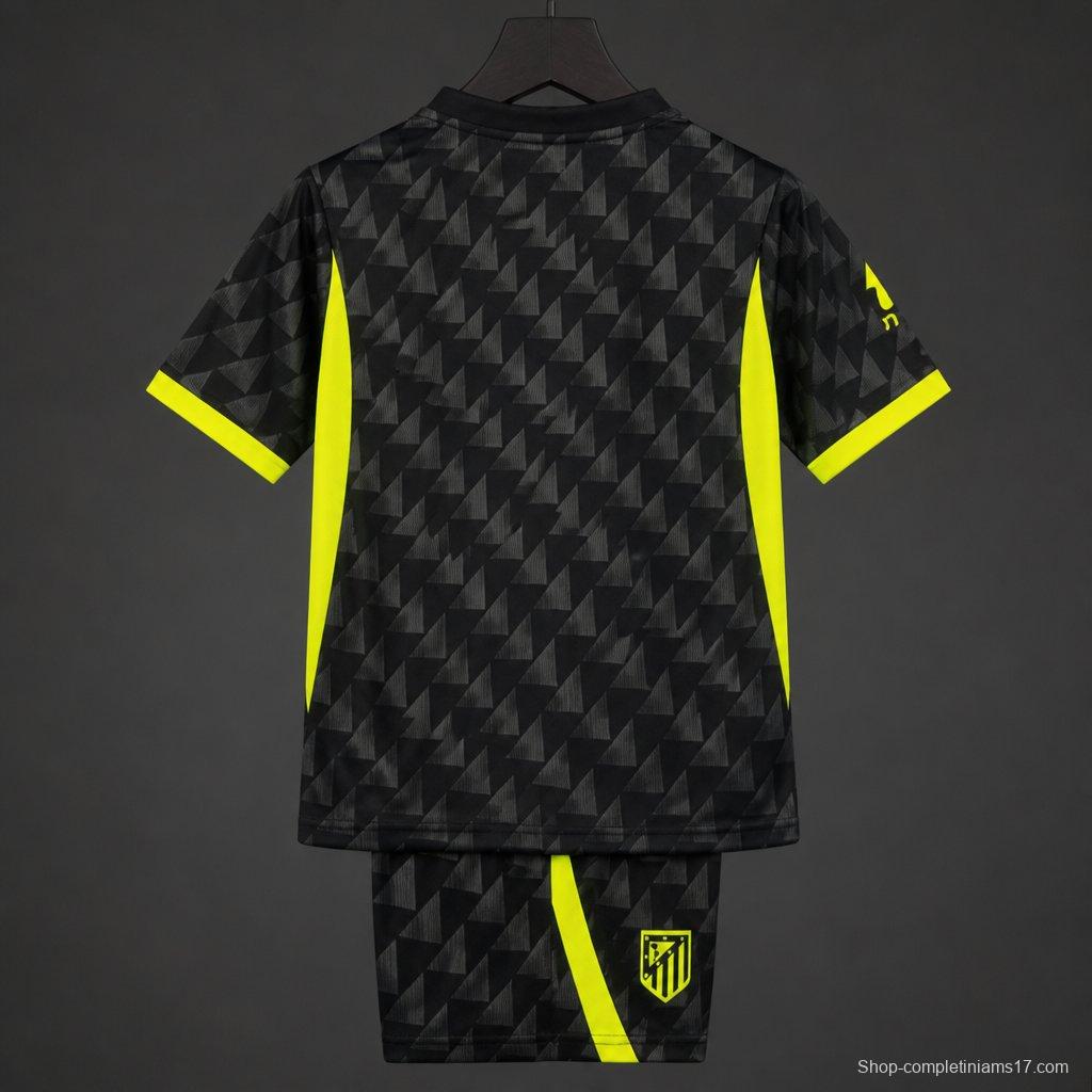 26/27 Kids Atletico Madrid Away Jersey