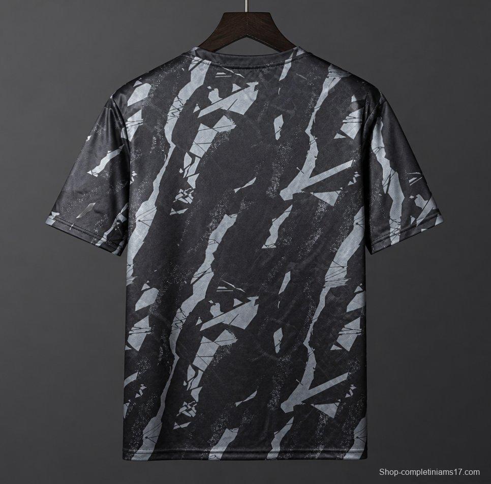 26/27 Olimpia Black with Abstract Camo Pattern Training Jersey
