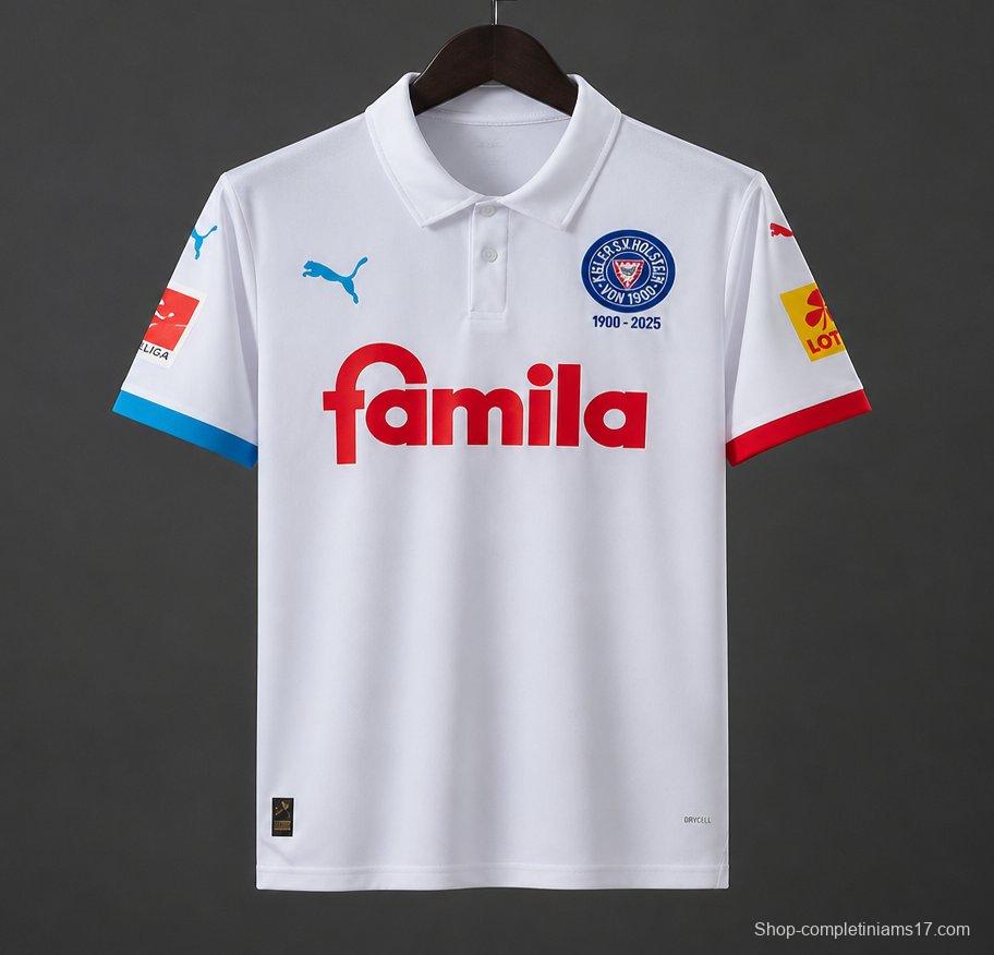 26/27 Holstein Kiel White 125th Anniversary Away Jersey