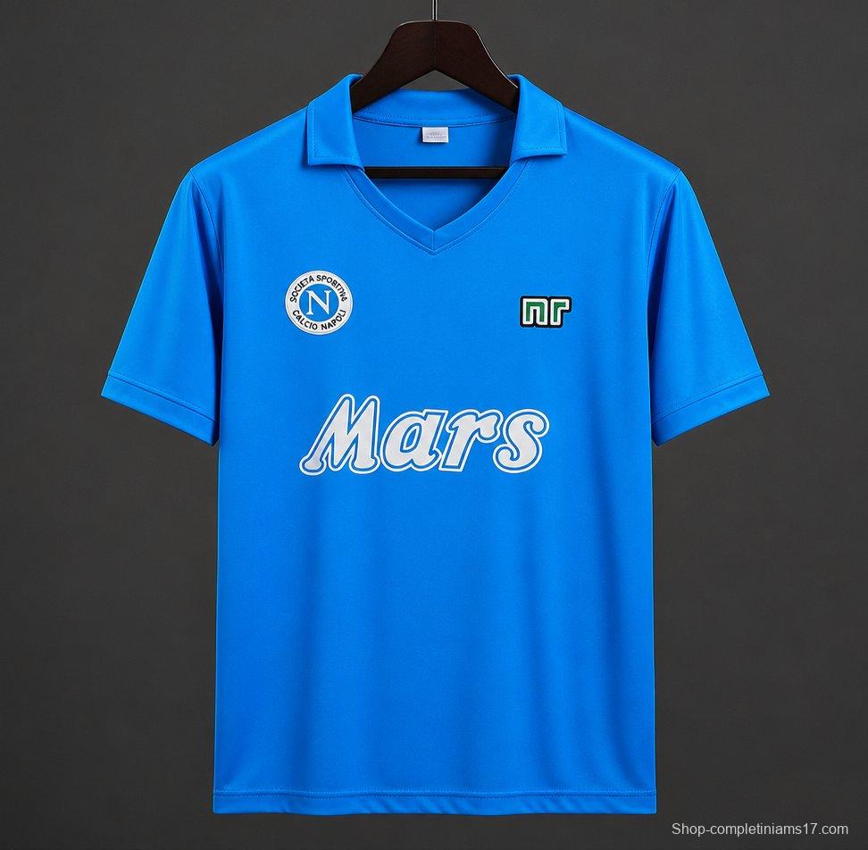 Retro 88/89 Napoli Home Jersey