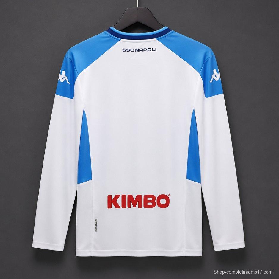 Retro 19/20 Napoli Away Long Sleeve Jersey