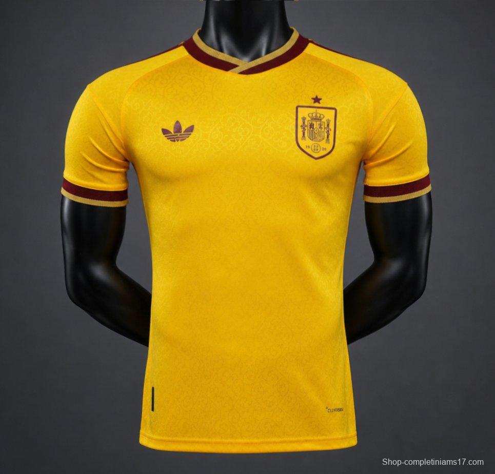 Player Version 2026 Spain Golden Special Jersey