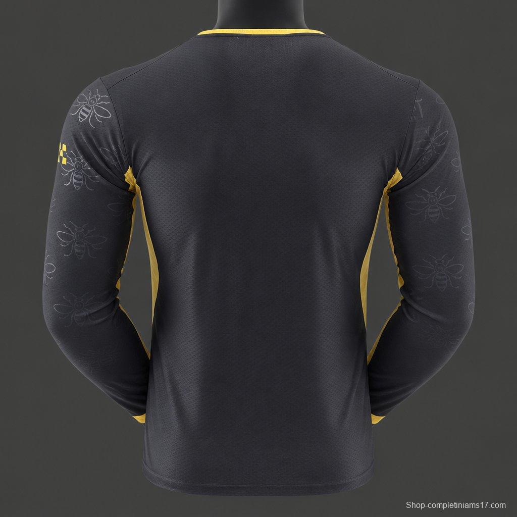 Player Version 26/27 Manchester City Away Black Long Sleeve Jersey